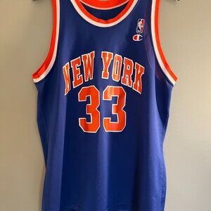 🏀 Vintage Patrick Ewing New York Knicks Jersey (Champion, NBA)